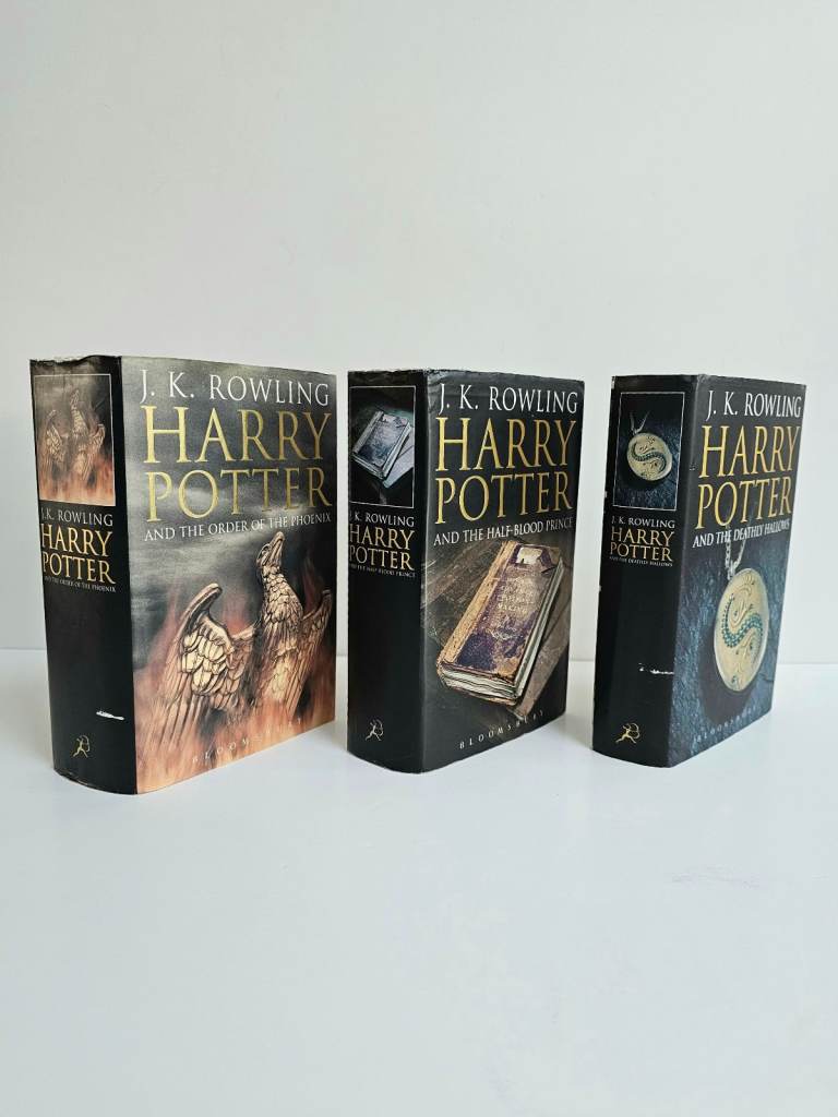 FIRST EDITION - Harry Potter Books: 5/6/7 - Bloomsbury 