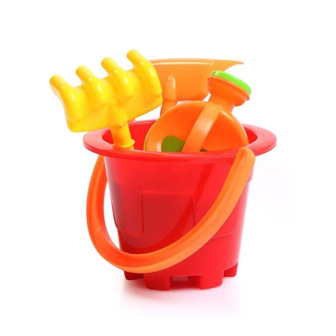 Small Beach Bucket & Accessories Kids Toy Toys Brand New