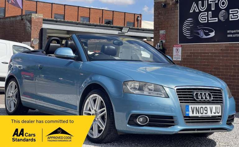 2009 Audi A3 Cabriolet 2.0 TFSI S line S Tronic Euro 4 2dr CONVERTIBLE Petrol Automatic
