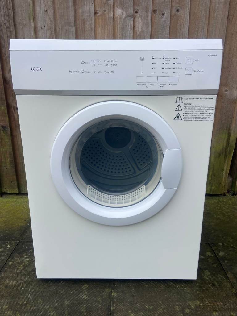 LOGIK /LVD7W18/ Sensor Control Vented Tumble Dryer – Like New Free delivery in Bristol.