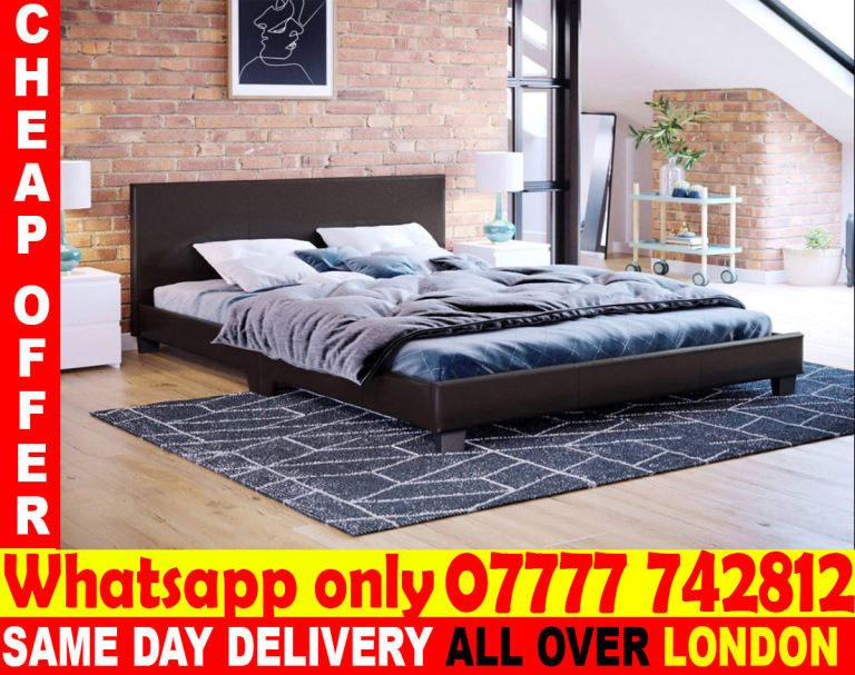 -- FREE DELIVERY: -SMALL DOUBLE - SINGLE - DOUBLE BED AND MATTRESS ---(ygdgs)