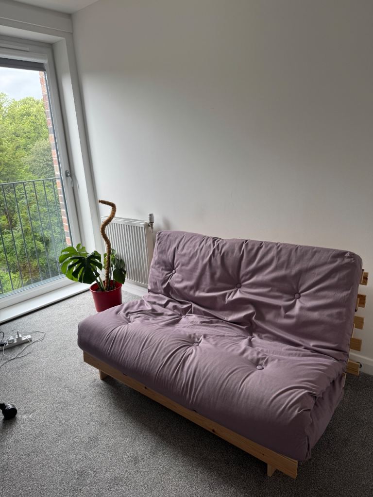 FREE TO A GOOD HOME - Two seater small double futon sofa bed 