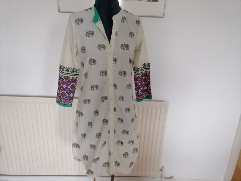 Beautiful BIBA Indian Summer Boho Dress. Nr Mint Cond. Size : XS 