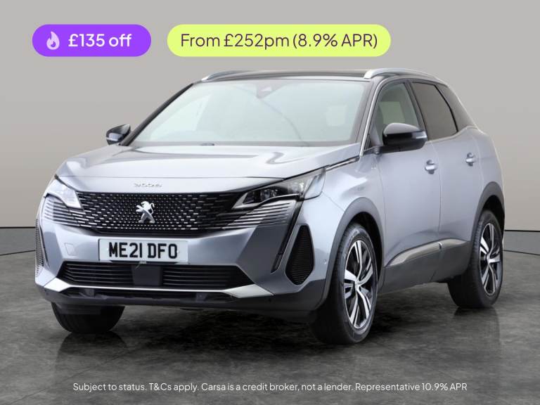 2021 Peugeot 3008 1.2 PureTech GT SUV 5dr Petrol EAT Euro 6 (s/s) (130 ps) - SPEED LIMIT RECO Suv...
