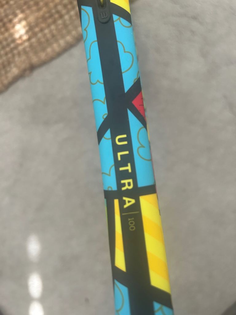 WILSON ULTRA 100 v3.0 ROMERO BRITTO Limited Edition Tennis Racquet – 4 3/8 Grip