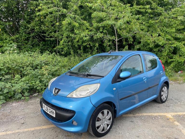 PEUGEOT 107 1.0 URBAN MOVE 08 REG BLUE 5 DOOR MOT NOVEMBER 23RD 2026 TAX £20 LOW INSURANCE