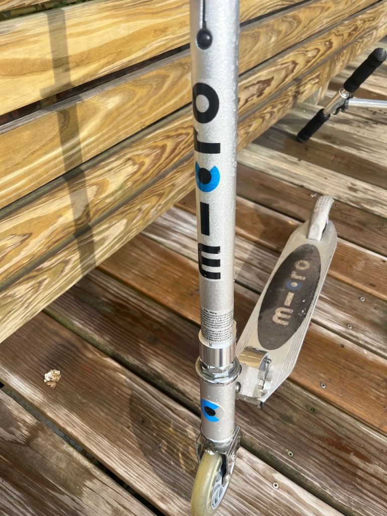 Micro Scooter - Silver, Good Condition