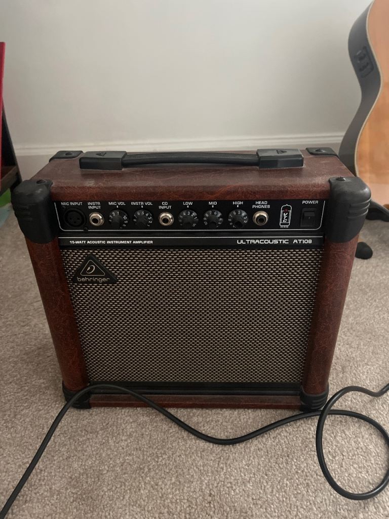 AT108 behringer acoustic amplifier 