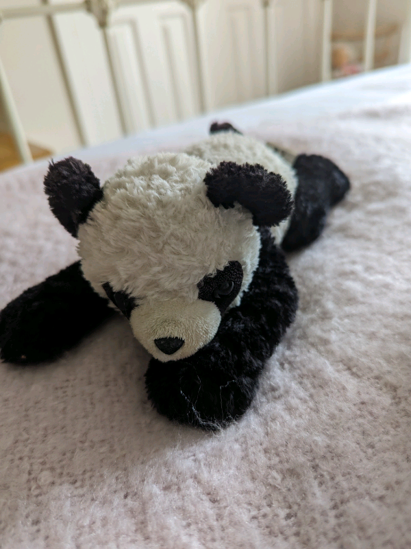 Small Lying Down Panda Soft Toy for Sale. Lovely item