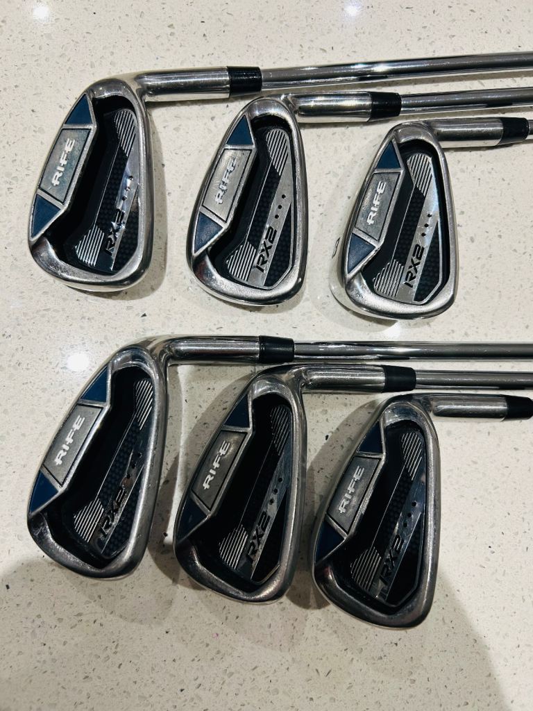 RIFE RX2 IRONS.  Right Handed Full Set 6 ~ S/W.  