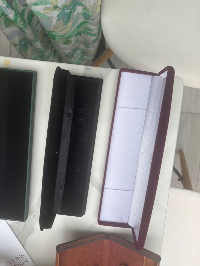 Box for storing jewellery 