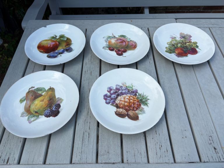 Vintage plates 5pc