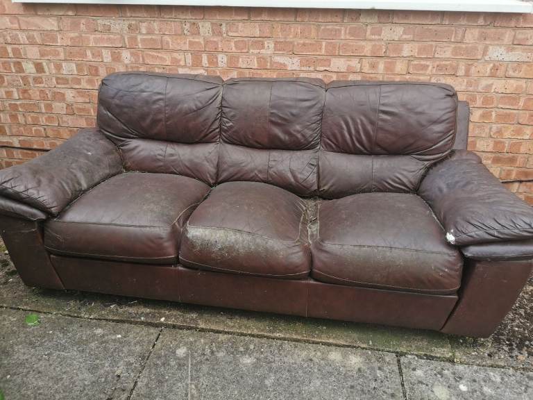 Used Leather sofa