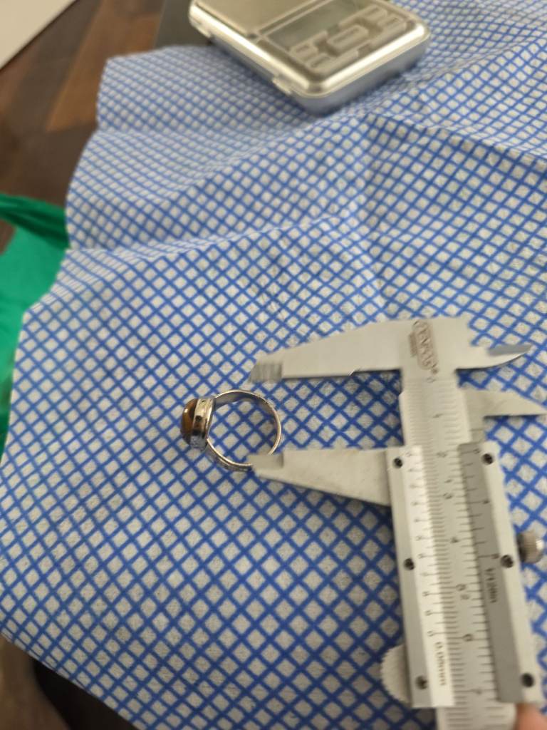 image for Tiger's eyes gemstone ring 