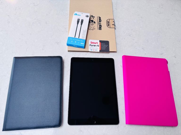 Black Apple iPad 7th Generation . 6 month warranty. Lisburn. Delivery available 