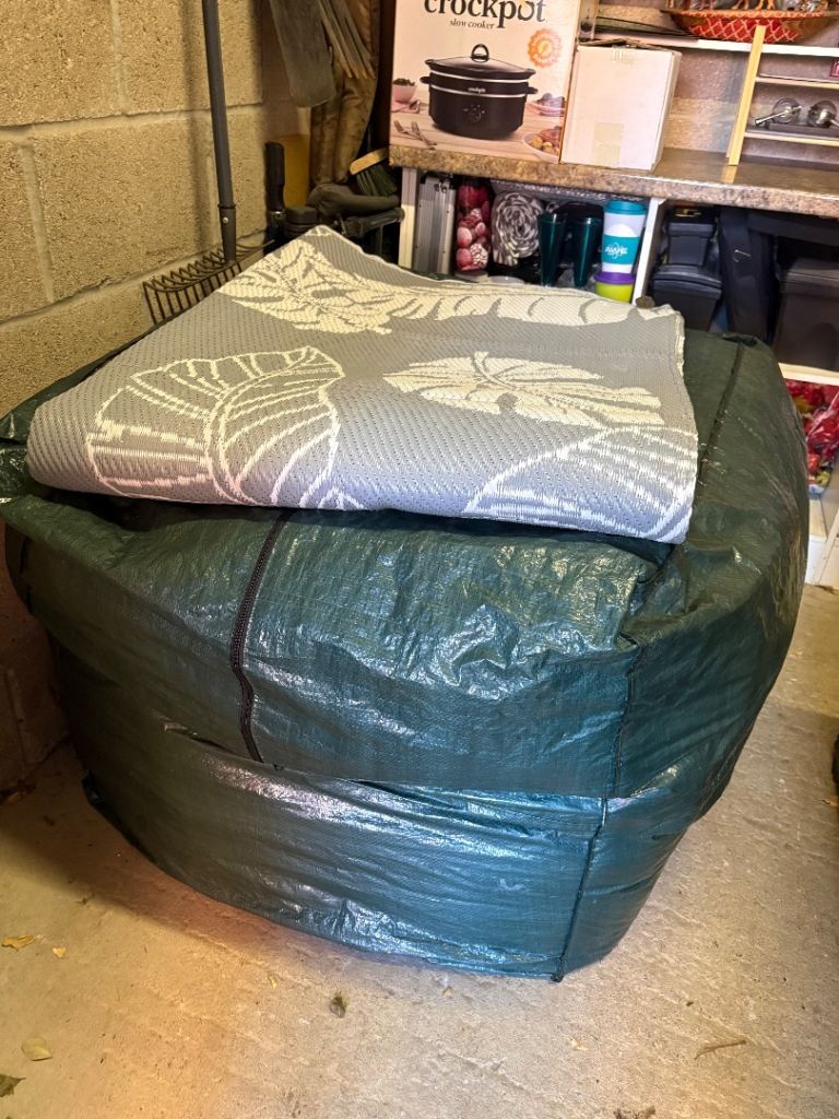 Garden Rattan Corner Sofa, Chair, Table And Side Table Furniture Set