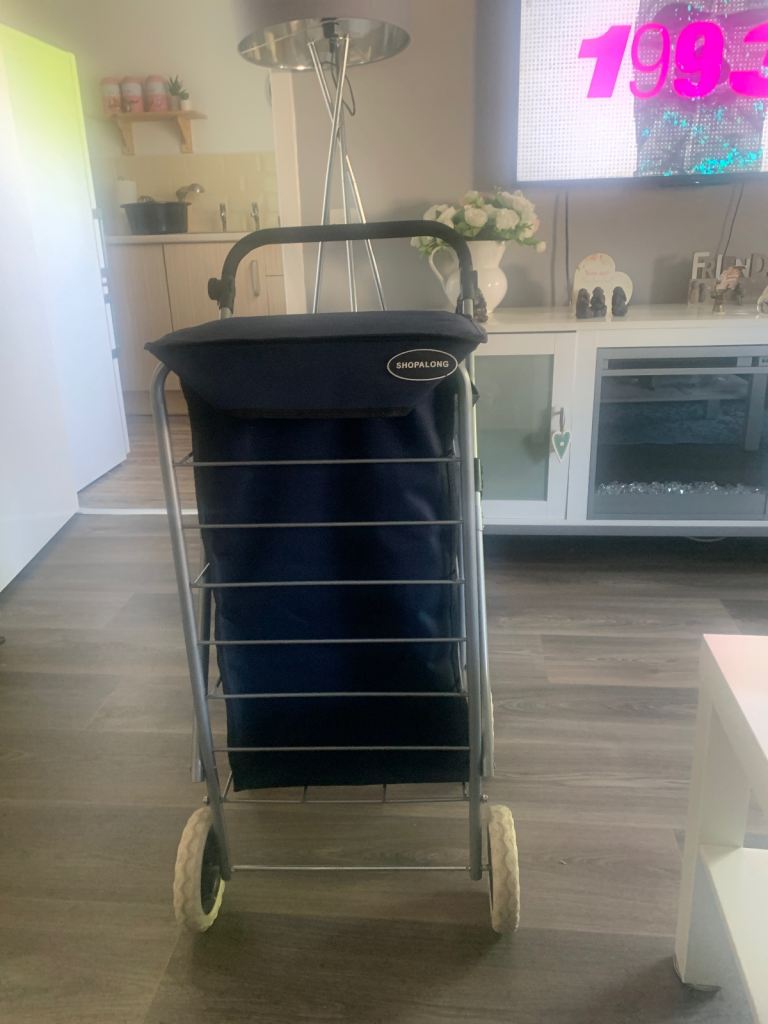 large shopping trolly