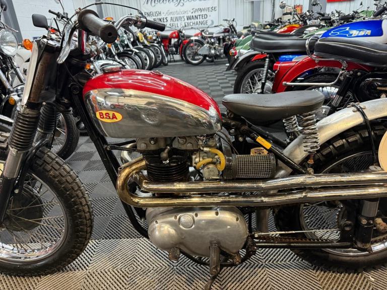 1950 BSA A7 500cc Plunger scrambler, high level pipes, ready to use! super cool 