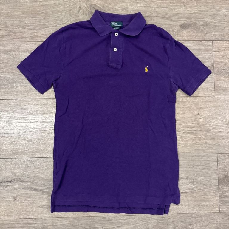 Boys genuine Ralph Lauren purple polo shirt - M