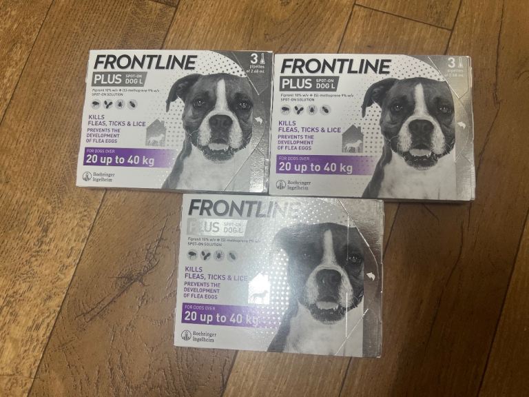 Frontline Plus Flea & Tick treatment