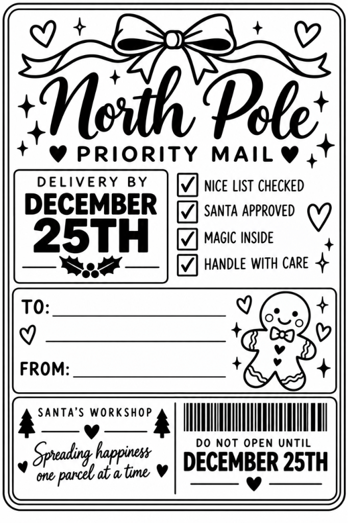 Christmas labels 