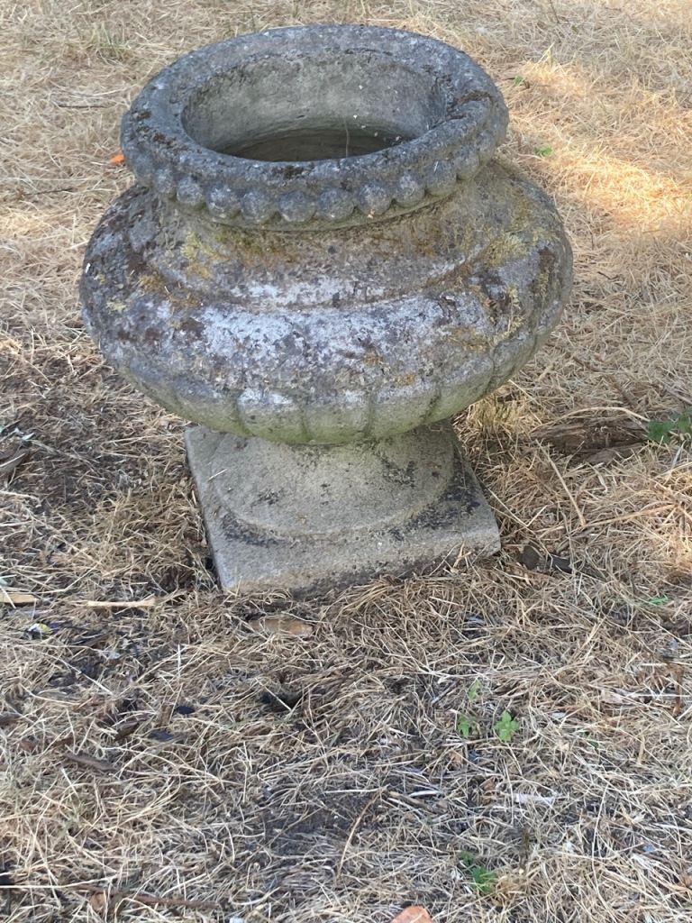 Large Stone Garden Planter / Urn