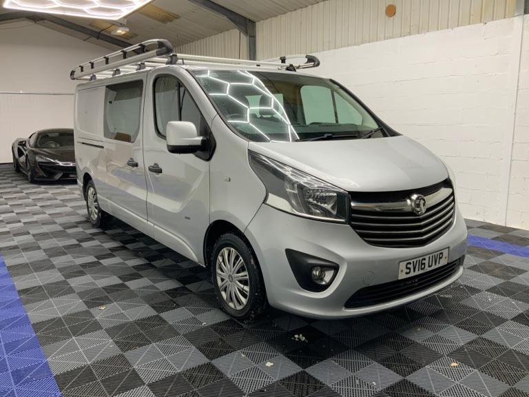 2016 Vauxhall Vivaro 2900 1.6CDTI 115PS Sportive H1 DoubleCab PANEL VAN Diesel Manual