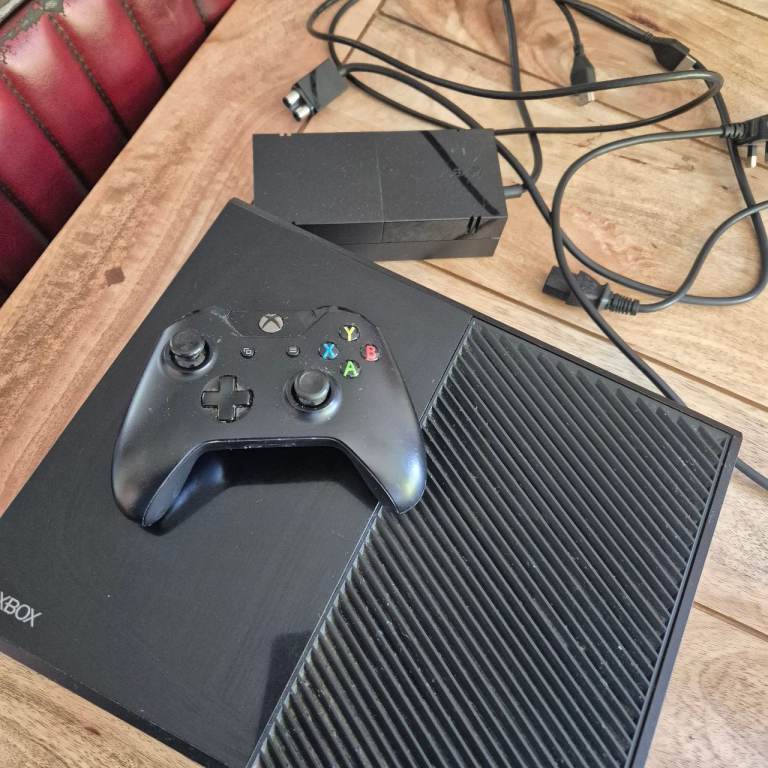 Xbox One Console with Controller and Power Supply