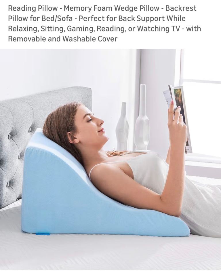 High-Quality Memory Foam Reading Pillow