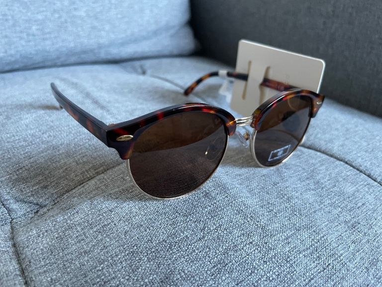 Brown Tortoise Clubmaster Sunglasses
