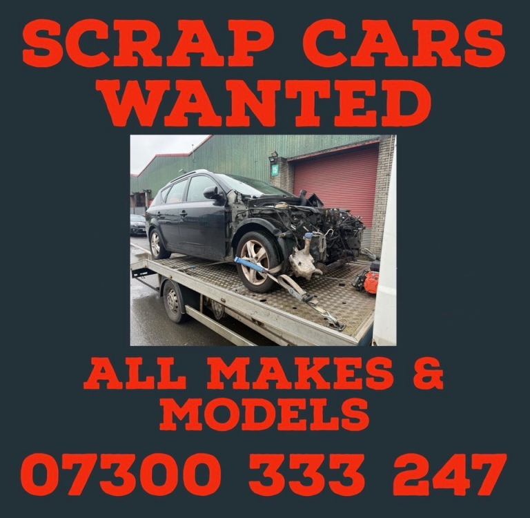 SCRAP CARS WANTED