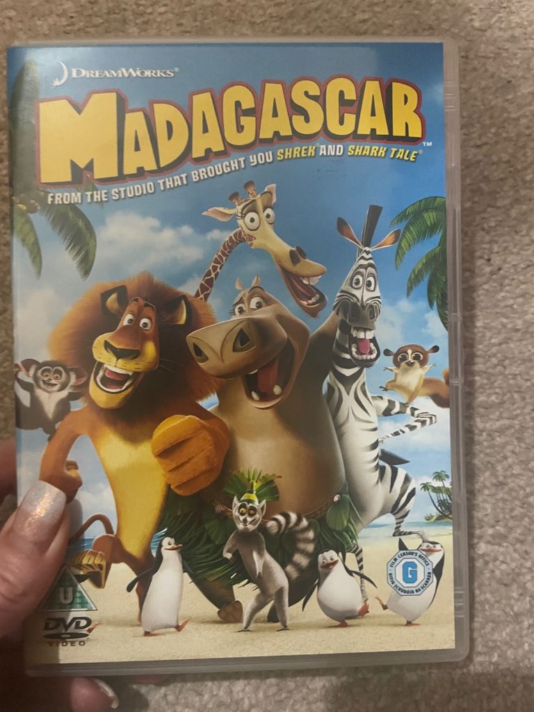 Madagascar dvd 