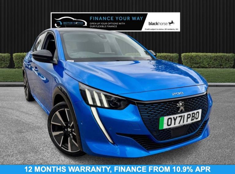 2021 71 PEUGEOT E-208 50KWH GT HATCHBACK 5DR ELECTRIC AUTO (136 PS)
