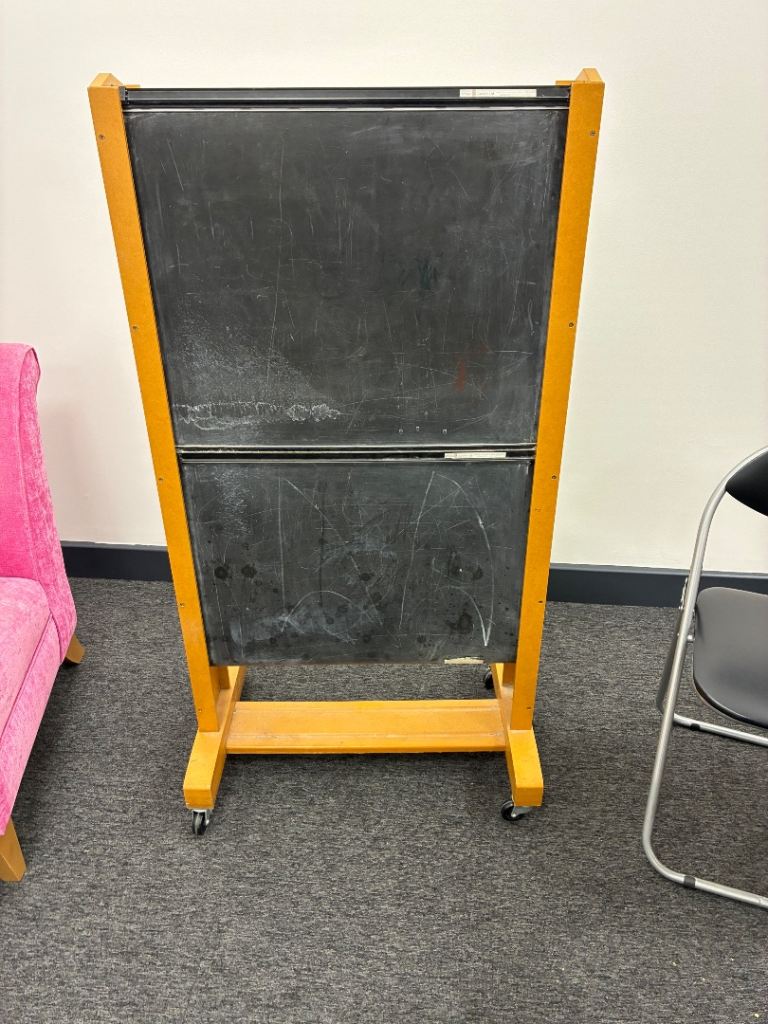 Small chalk/white board, restaurant display?