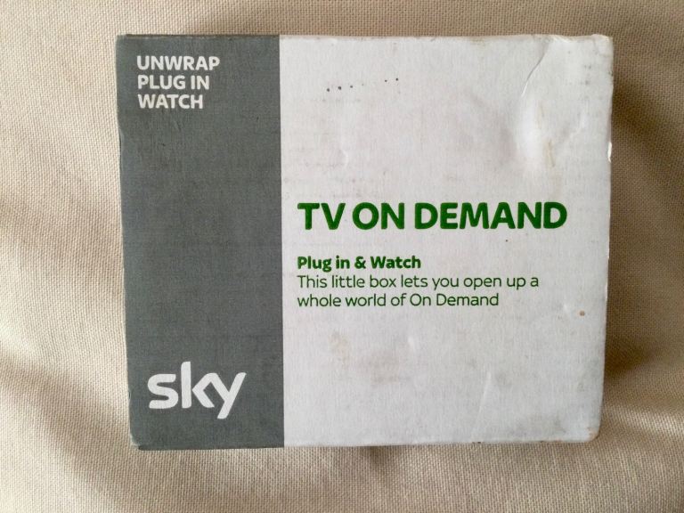 Sky Tv on Demand plug in and watch Box