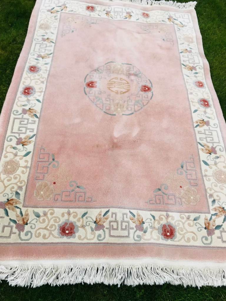 PINK PERSIAN WOOL RUG
