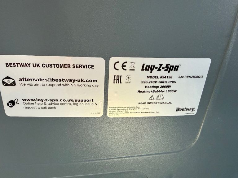 Lay-Z-Spa #54135 Hot Tub – Good Condition
