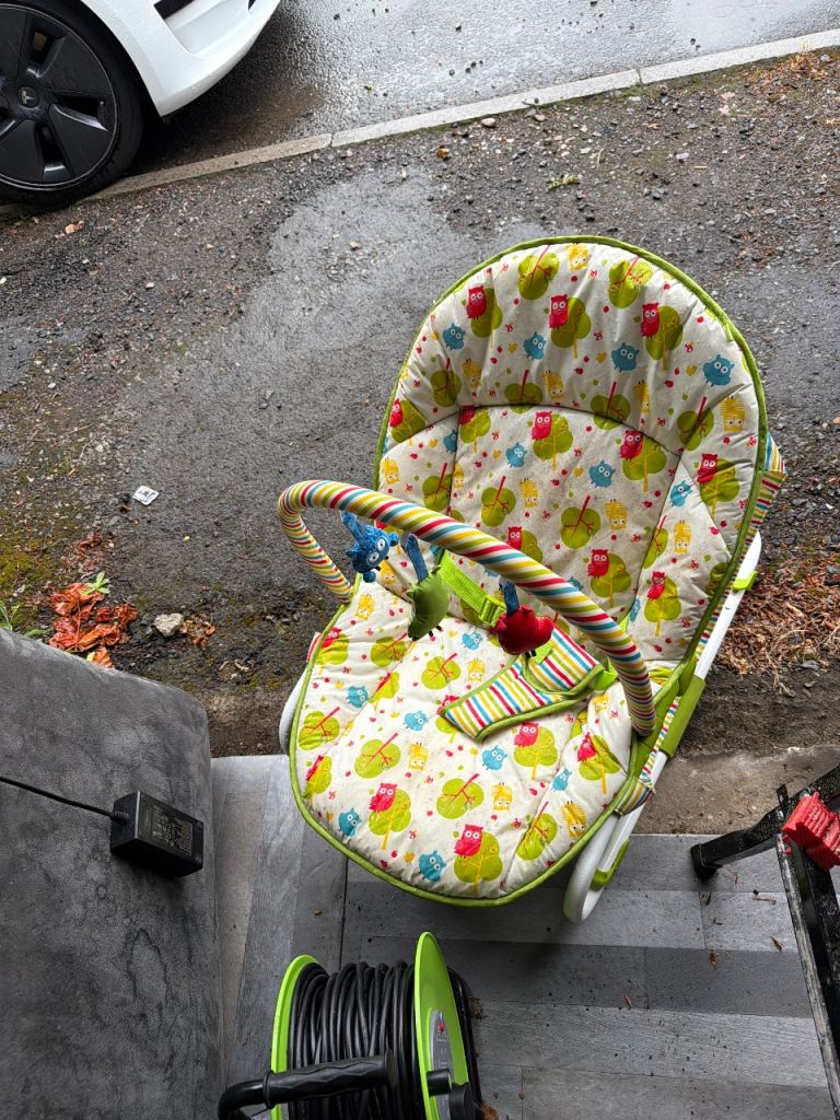  Free! Baby things.. bouncer and basket plus other things