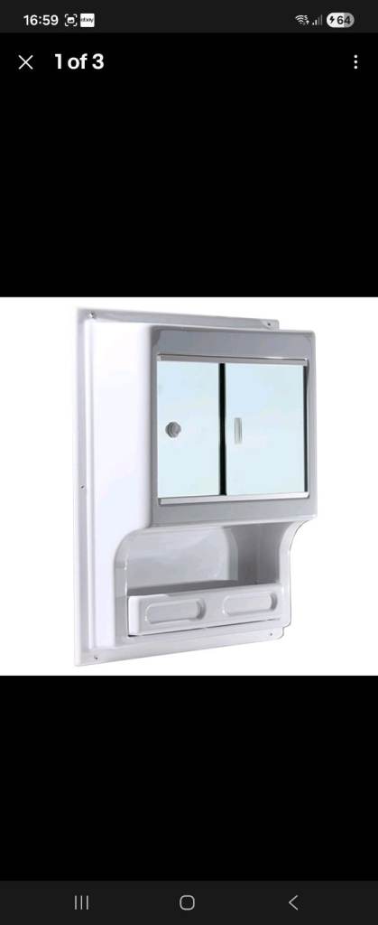 Campervan/Motorhome Cleo fold down sink and vanity unit