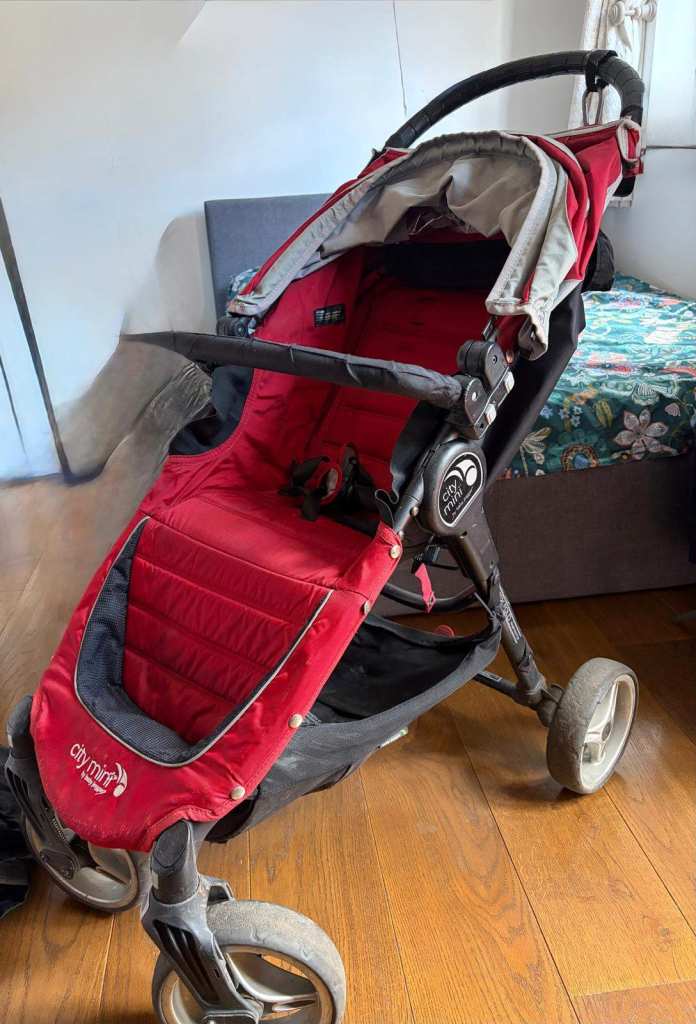 Baby Jogger City Mini Pushchair – Red, Good Condition