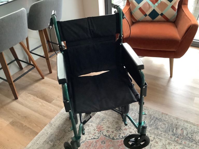 Wheelchair as new. Only used once.