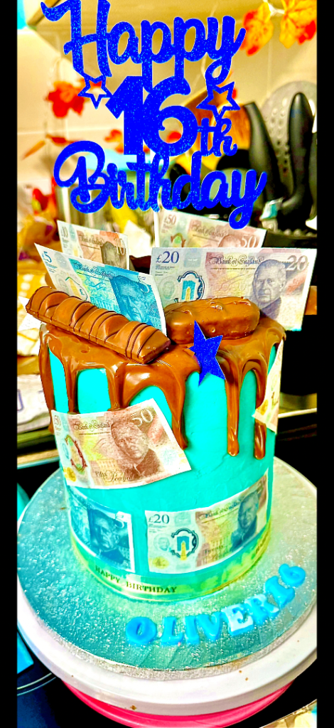 Birthday cake maker desert maker 