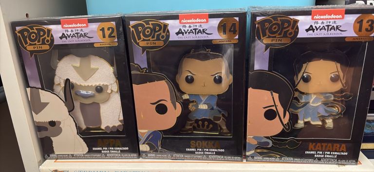 Avatar Funko Pop Enamel Pin Set