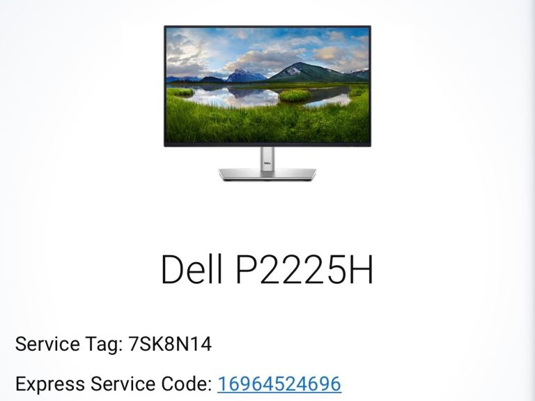 Dell P2225H 21.5-inch Full HD Monitor - As Good As New