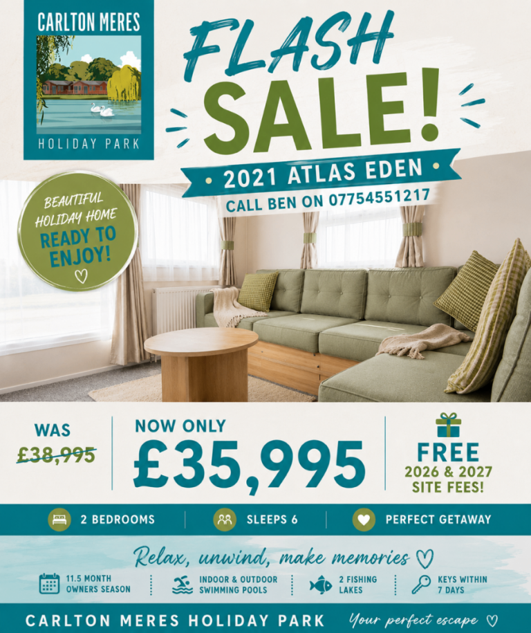 2 Bed Caravan For Sale Near Southwold & Leiston