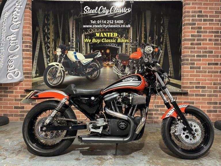 Modified Harley Davidson XL883R -For sale in Chesterfield