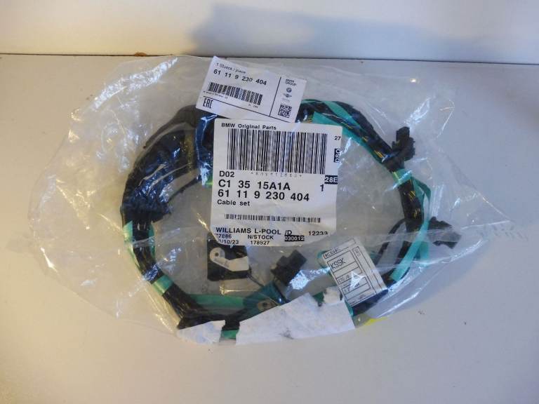 Genuine BMW  - Rear Bumper Repair Wiring Kit-