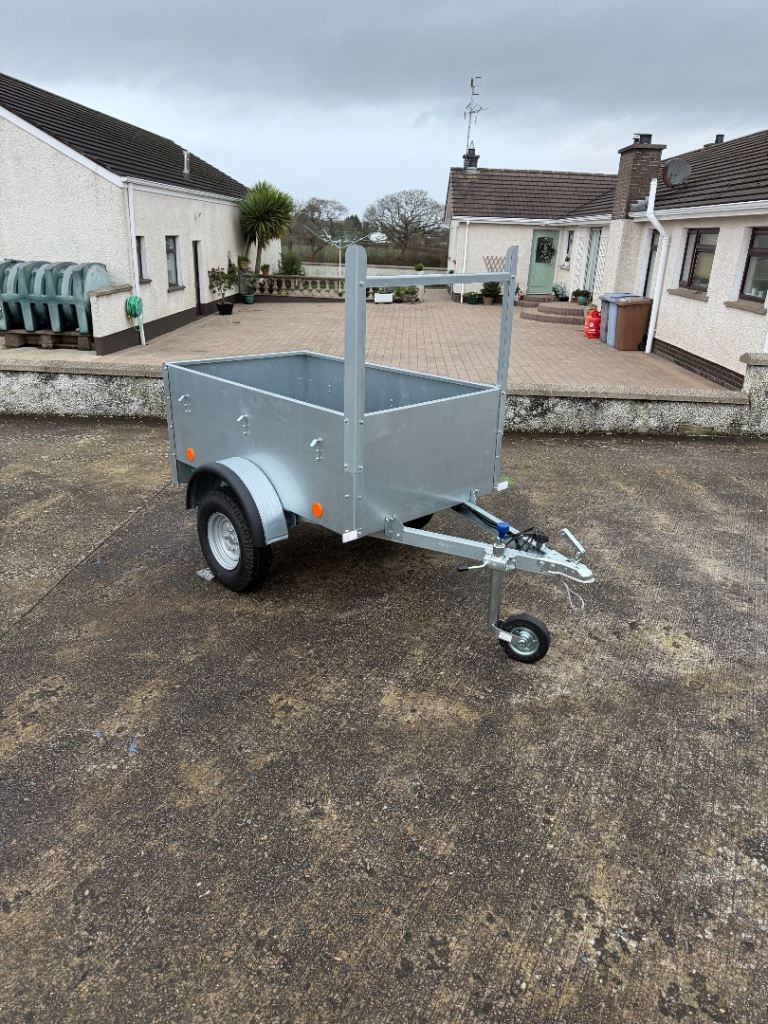 Car Trailer - Broniss - 5FT x 3FT - Galvanised - 1 Years Warranty