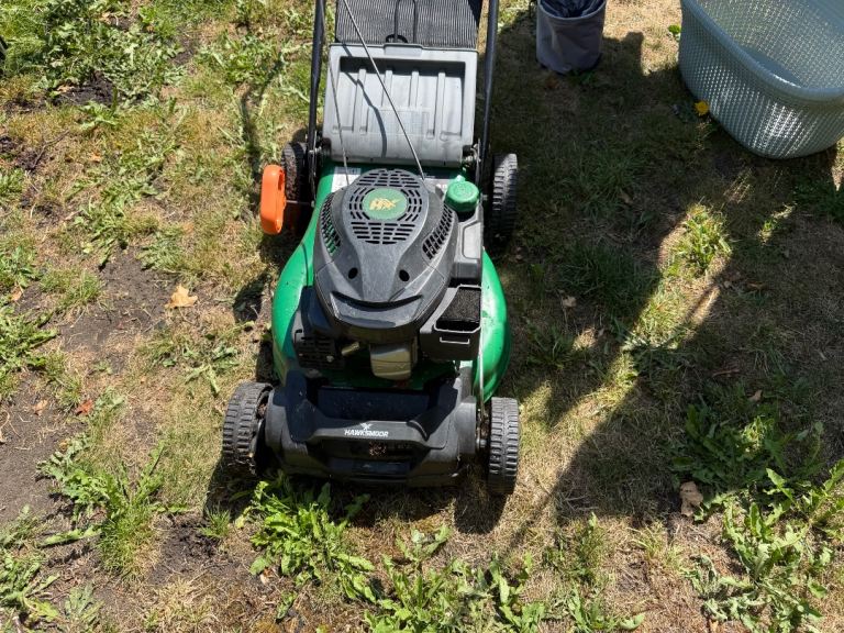 Petrol lawn mover