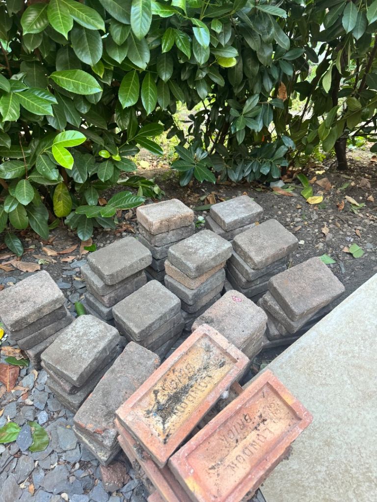 Mixed Used Bricks and Pavers – Garden Building Materials
